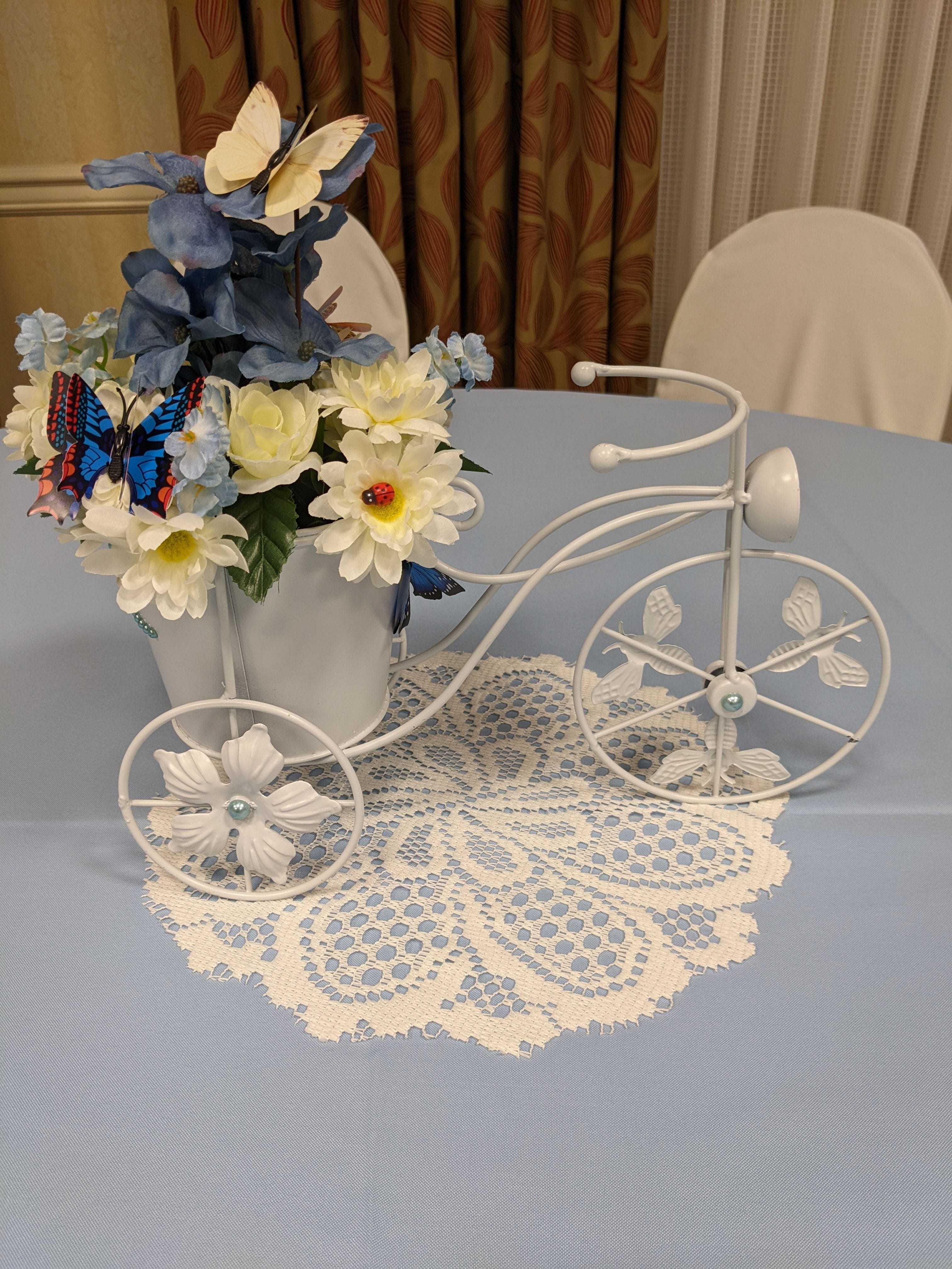 Floral Cycle Centerpiece